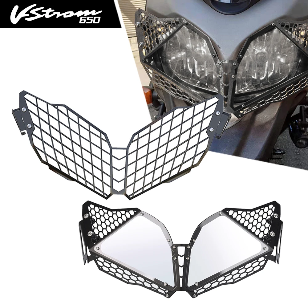 

For Suzuki V-Strom 650 650XT DL650 V-STROM650 V-STROM650XT 2012-2014 2015 2016 Motorcycle Headlight Grill Guard Protection Cover