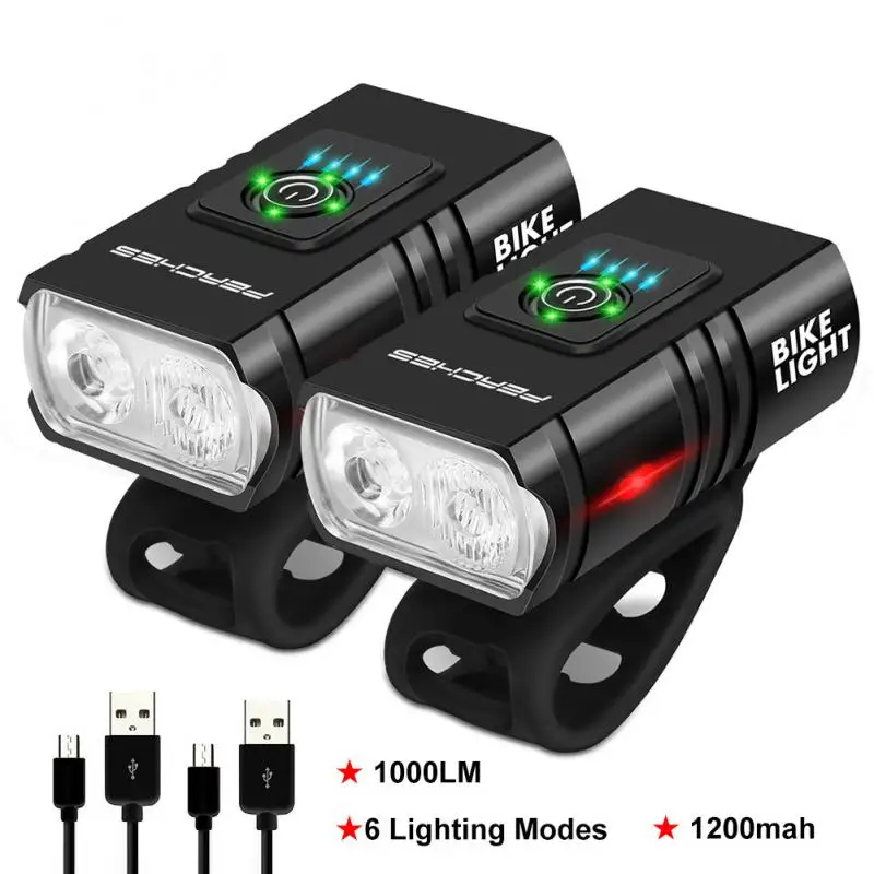 

Фсветильник рь велосипедный светодиодный алюминиевый с зарядкой от USB, 1000 лм