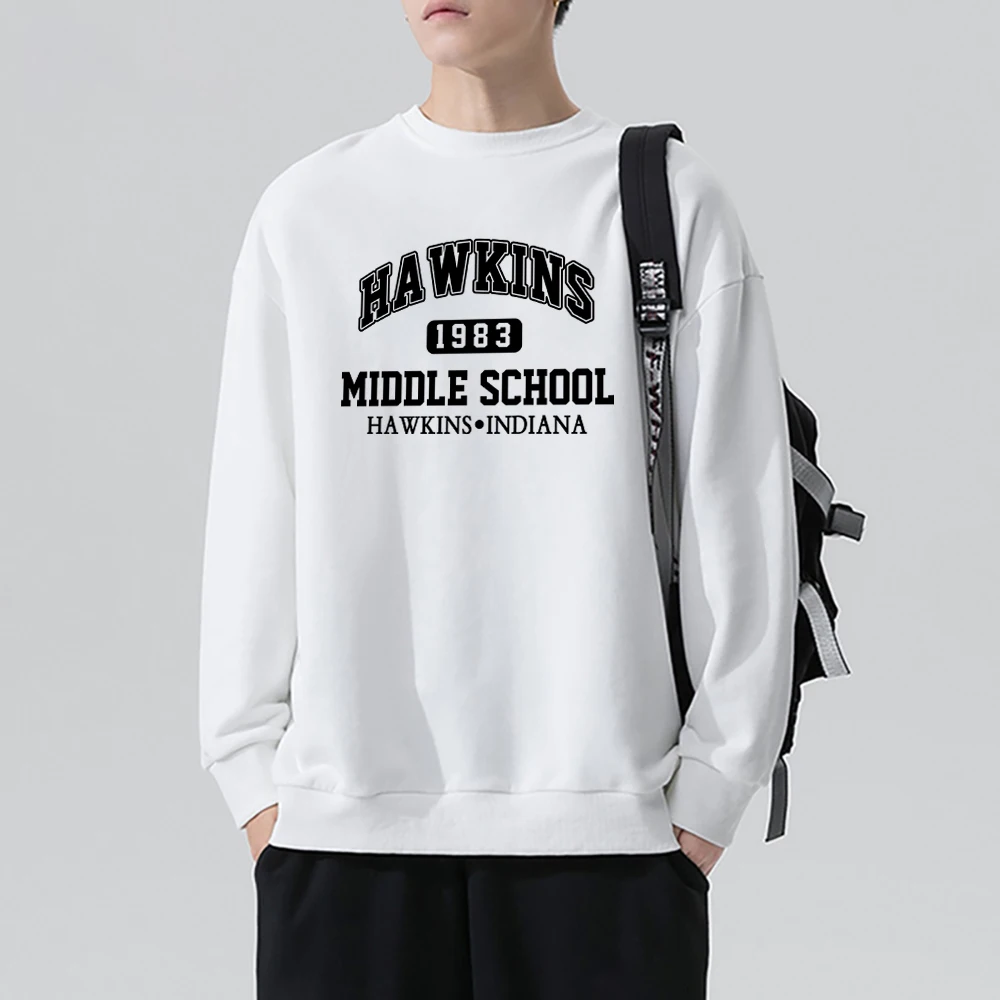 

2022 New Hot Sale 1983 Digital Printed Sweatshirt Men's Fleece Hoodie Crew Neck Hip Hop Street Fashion Clothes Men's Hoodie