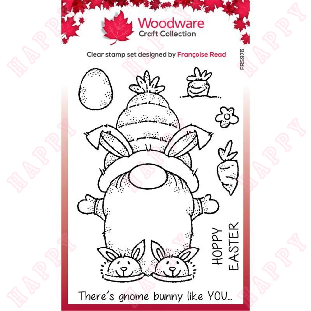 

Metal Cutting Dies And Stamps Bunny Gnome DIY Scrapbook Diary Envelope Greet Card Decorative Embossing Handcraft Paper Template