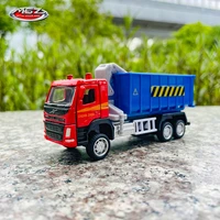msz 172 volvo recycling sanitation vehicles wrecker truck model toy alloy childrens gift collection gift pull back function