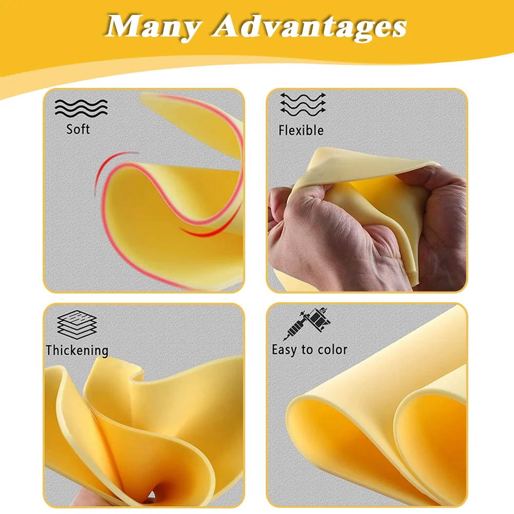 10/8/5/3/1 шт. 3 мм татуировка для практики кожи двухсторонняя силиконовая большая