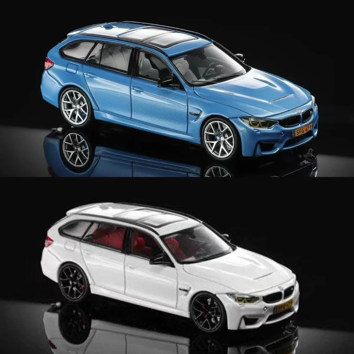 Фото Модель автомобиля BMW M3 F81 E30 из литого металла, масштаб 1:64 №1