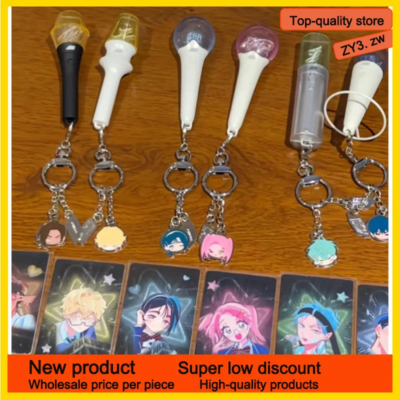 Фото Новинка июля: Модный кулон-сюрприз Alien Stage Anat Art College Microphone Flashlight Blind Box, подвеска для рюкзака, идеальный подарок на фестиваль №1