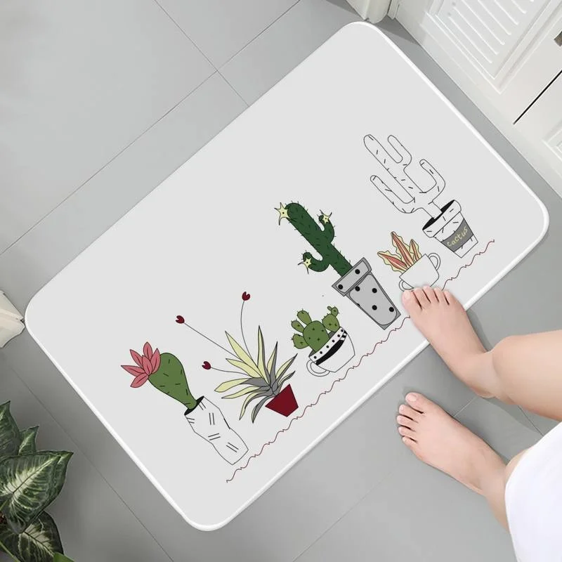 

Floor Entrance Bathroom Indoor Carpet Soft Washable Mats Rug For Home And Comfort Indoor House Lounge Rug Bath Mats Mat bedside
