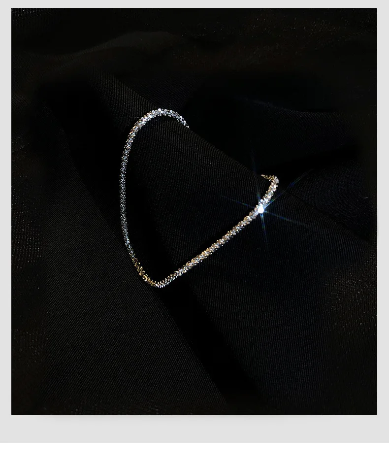 Минималистичные 100% стерлингового серебра 925 пробы модные ножные