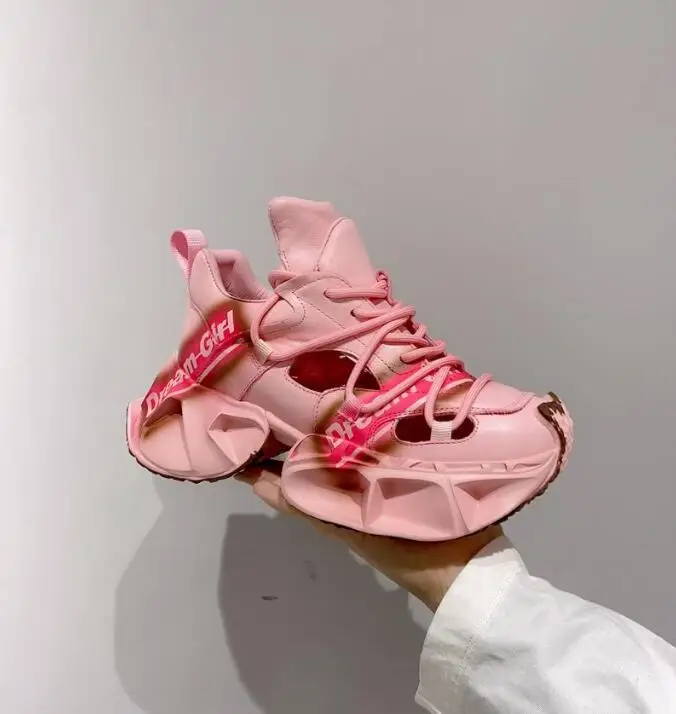 2023 High Top Women's Breathable Chunky Sneakers Fashion Platform Leather White Shoes Ladies Casual Short Boots Zapatos De Mujer