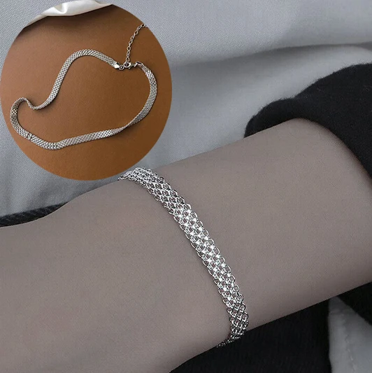 

Womens Bracelet Bangle Gifts Braided Chain electroplated Solid Womens copper