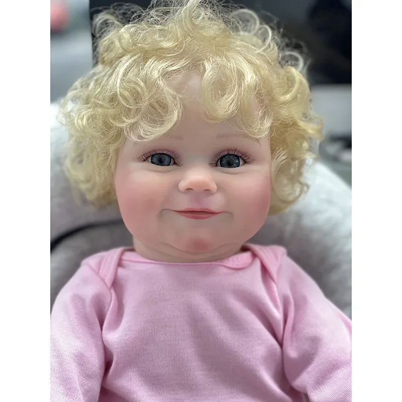 Реалистичный мягкий силиконовый виниловый кукла-реборн Maddie длиной 50 см с ручной