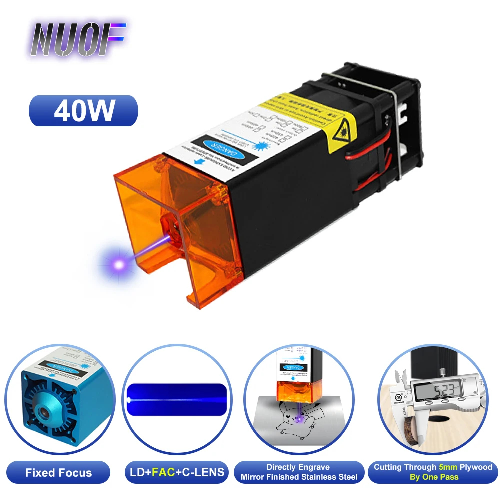 Лазерный модуль NUOF 40 Вт 80