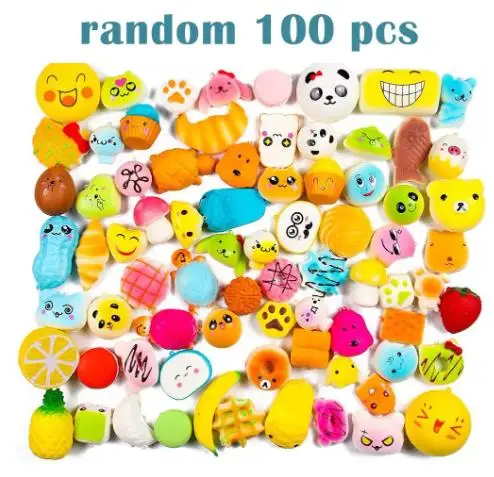 

CHB Kawaii Popcorn Fries Panda Squishy Cake Deer Milk Squeeze Toys Slow Rising Cream Scented Antistress Child Kid Baby Toys