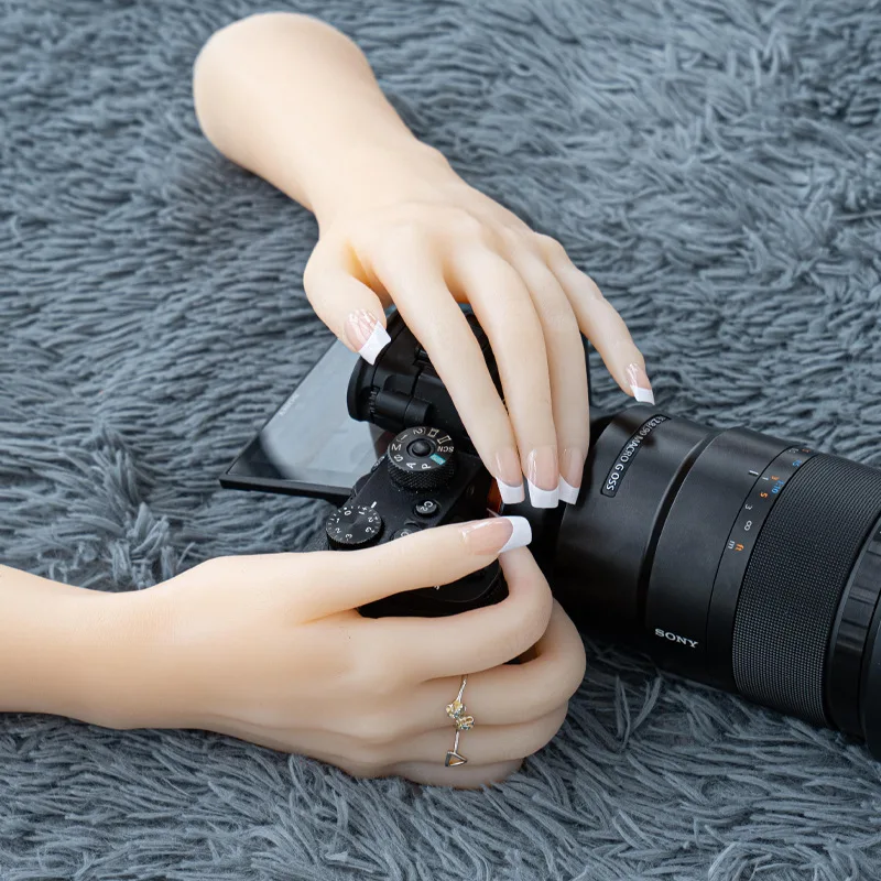 Накладные ногти ручная модель палец запястье Гибкая Женская силиконовая