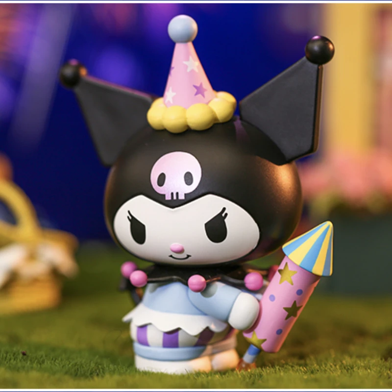 

Kawaii Party Series Melody HelloKitty Kuromi Sanrios Anime Action Figure Dolls Toys Kids Gifts Kawaii Collection Decoration