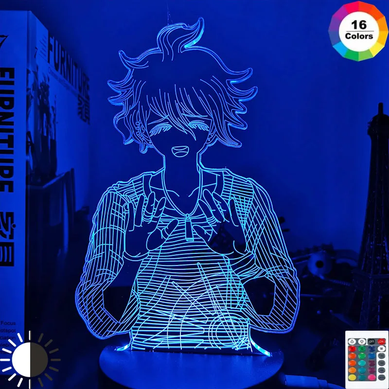 3D Danganronpa V3 светодиодный ночной Светильник рантаро Amami лампа для спальни Декор
