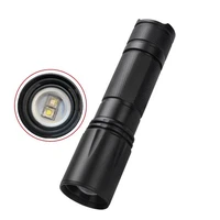 powerful dual lights 395nm uv light white led flashlight for scorpion hunting zoom portable mini led torch blacklight