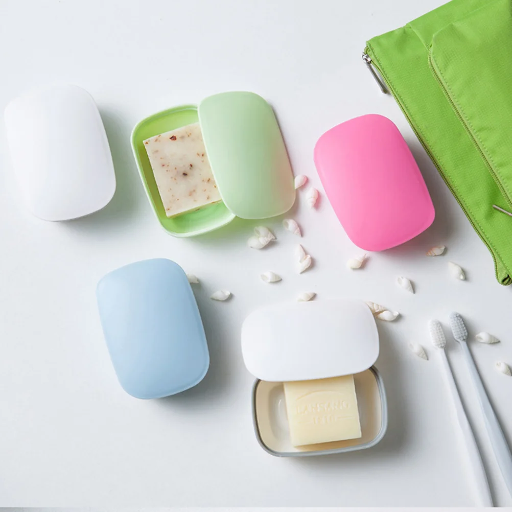 

Soap Dish Shower Case Holder Bathroom Box Container Travel Tray Dispenserbathtub