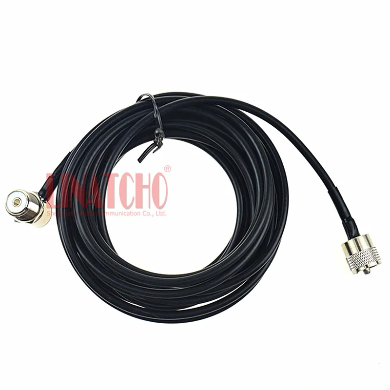 3 Meters 10FT SYWV-50-3 RG58 PL259 UHF Male to SO239 Female Car Mobile Radio Antenna Cable