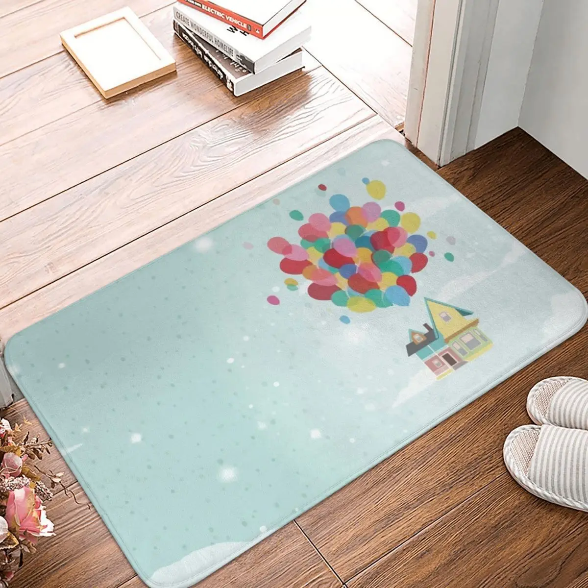 Приключения вне помещения яркий коврик с воздушным шаром ковер для украшения