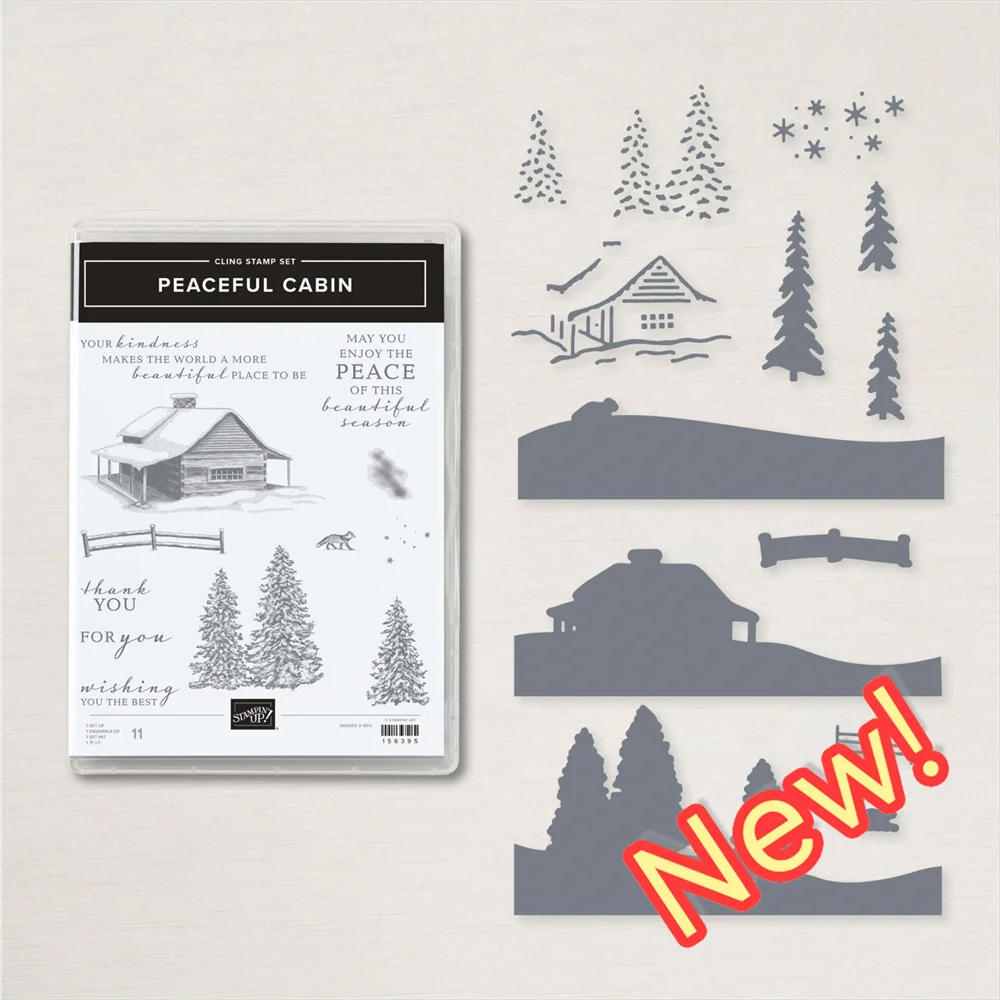 

Moments of Calm Clear Stamps or Metal Cutting Dies Sets for Diy Craft Making Greeting Card Scrapbooking 2023 New Arrival