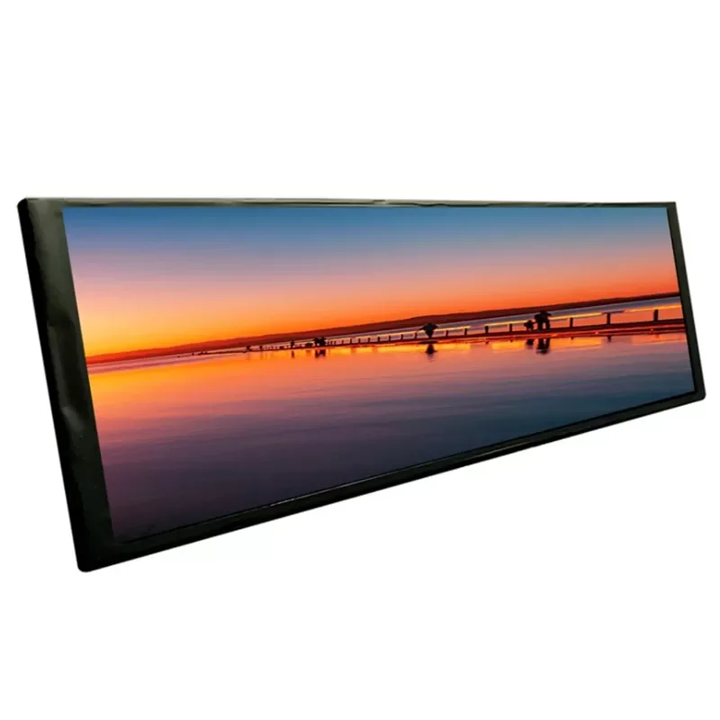 

7,9 дюймовый IPS PC чехол вторичный экран, 400X1280 TFT LCD контроль температуры растянутый бар рекламный дисплей
