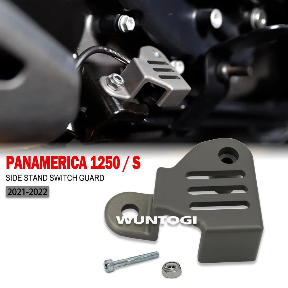 

For PAN AMERICA 1250 S PA1250 PA 1250S 2021 2022 Motorcycle Accessories CNC Switch Guard Side Stand Swithes Protective Cover