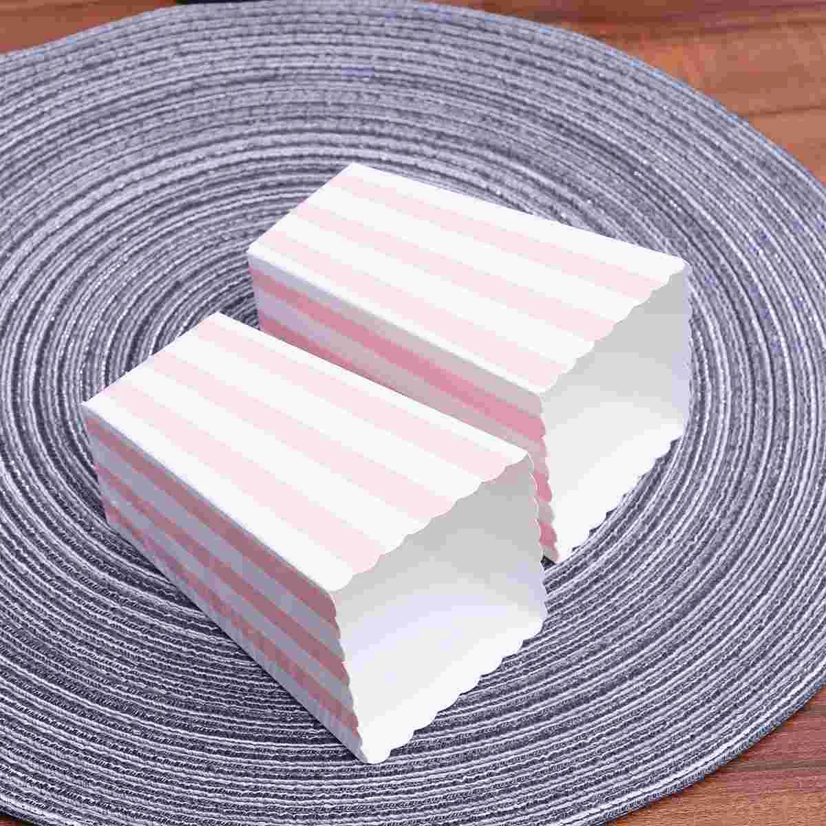 

48pcs Stripe Paper Popcorn Box Wedding Candy Food Box Favors Birthday Party Decoration Supplies