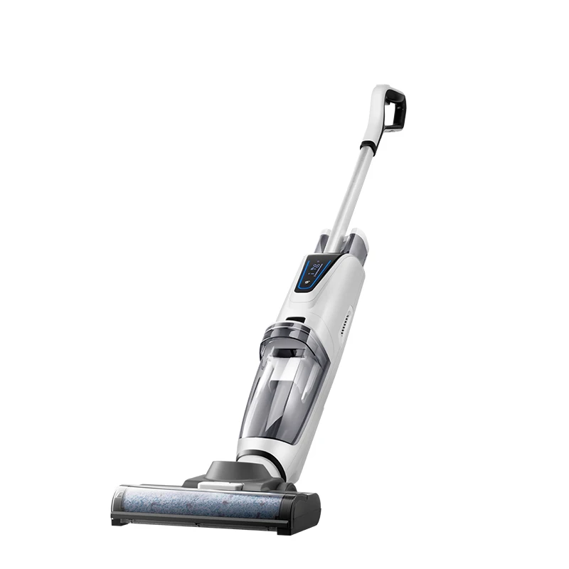 

Cop Rose Multi Function Detachable Cordless Handheld Electric Floor Washer Wet and Dry Vacuum Cleaner With Self-Cleaning Roller