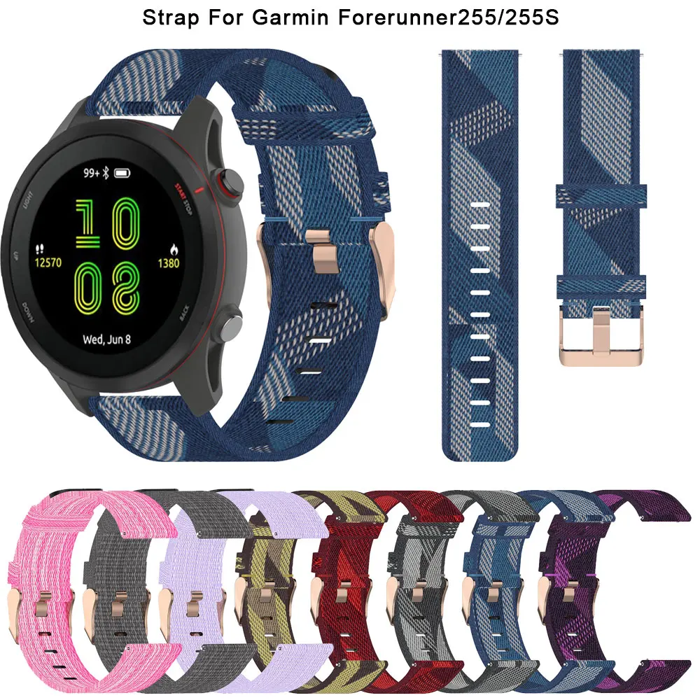 

Ремешок для наручных часов Garmin Forerunner 255 255s, 22 мм, 18 мм