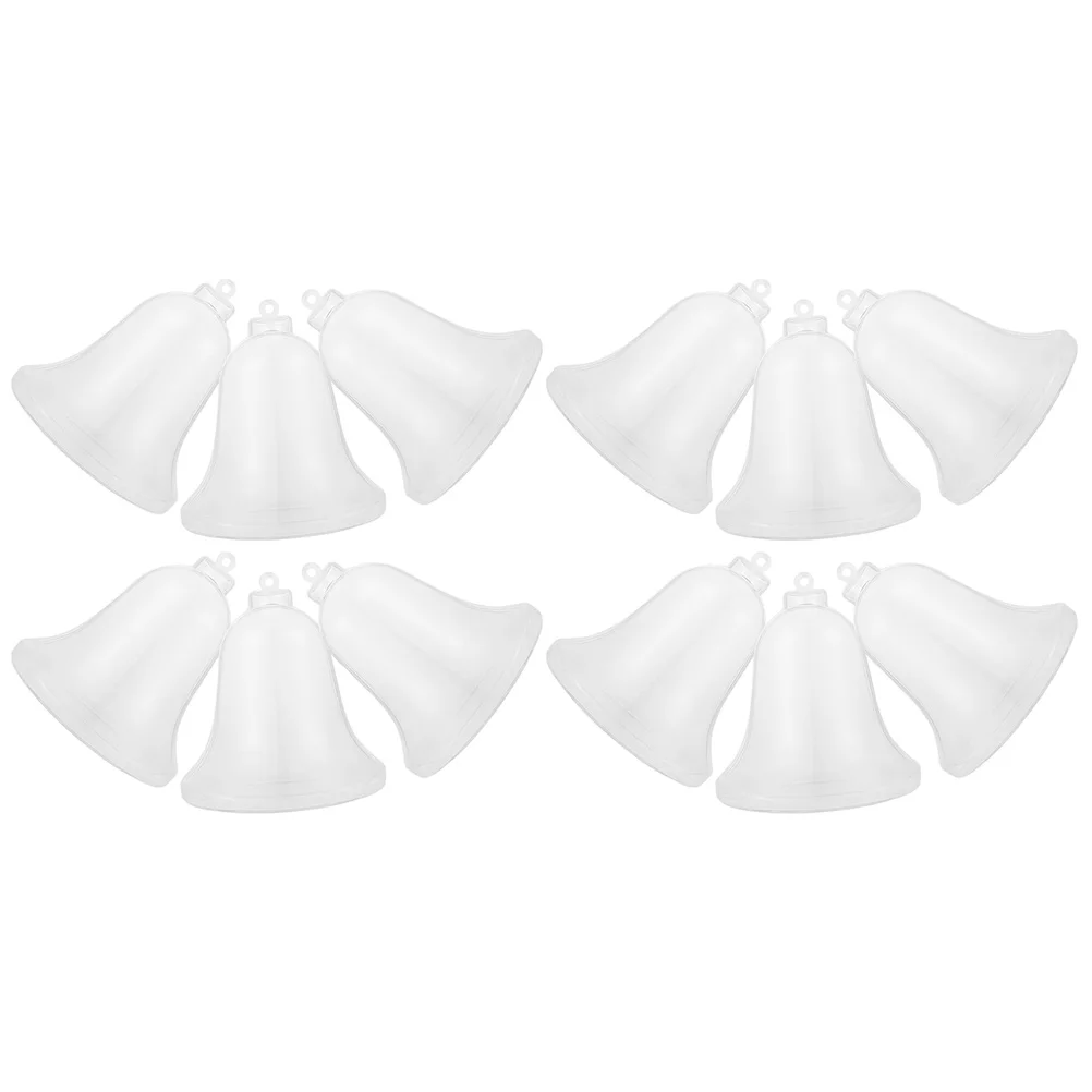 

12 Pcs Decorative Ball Christmas Decorations Plastic Clear Ornaments For Crafts Fillable