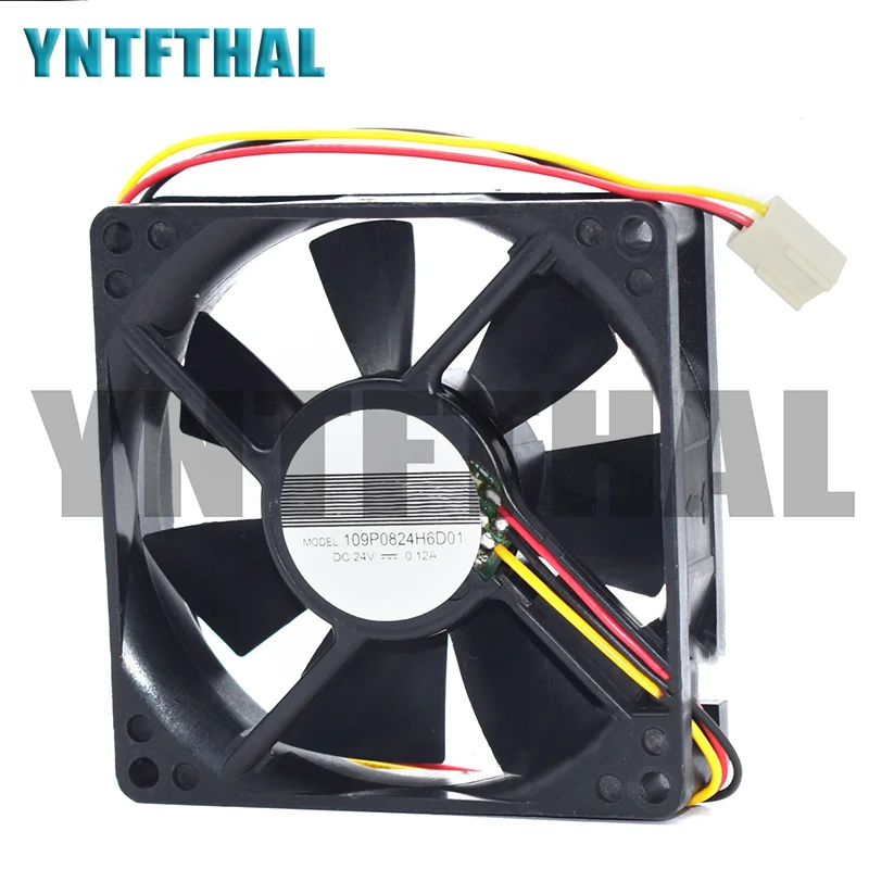 

Genuine New 109P0824H6D01 DC 24V 0.12A Three Wires Cooling Fan