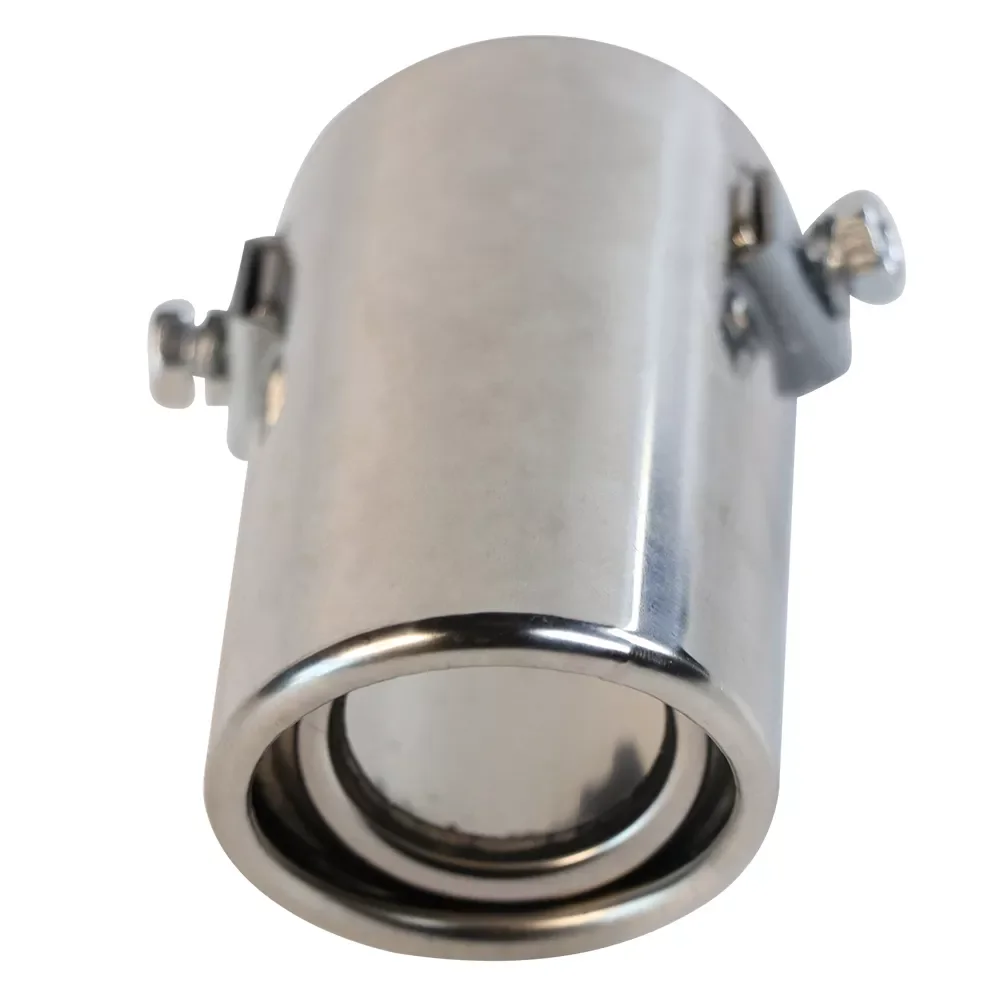 

Car Auto Vehicle Chrome Exhaust Pipe Tip Muffler Steel Stainless Trim Tail Tube