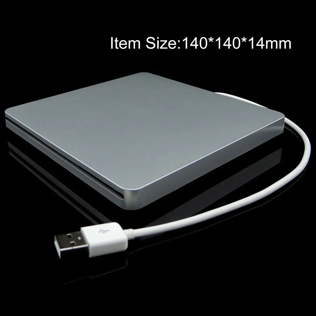 Laptop External DVD Burner Drives Box Enclosure Case Suction Super Slim USB 2.0 Slot DVD Drive blue ray images - 6