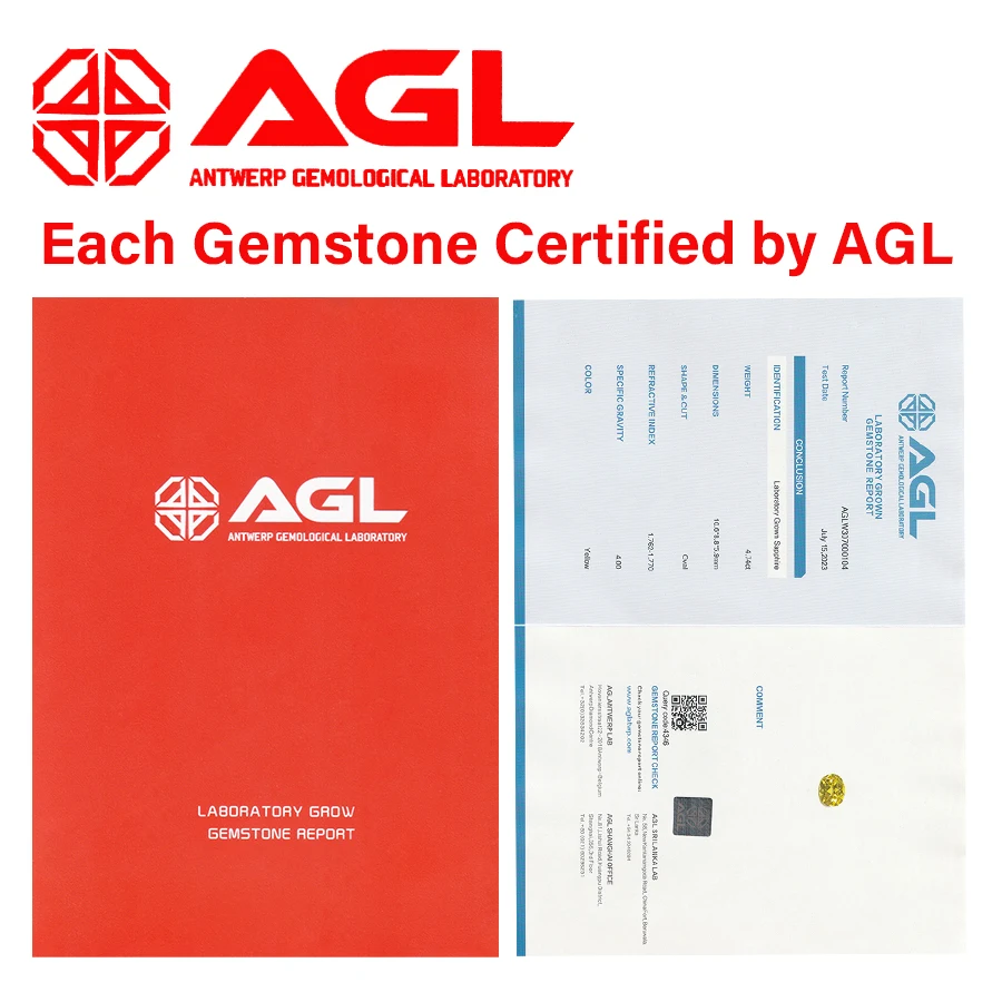 

Сертификат AGL для натурального желтого цитрина, драгоценного камня
