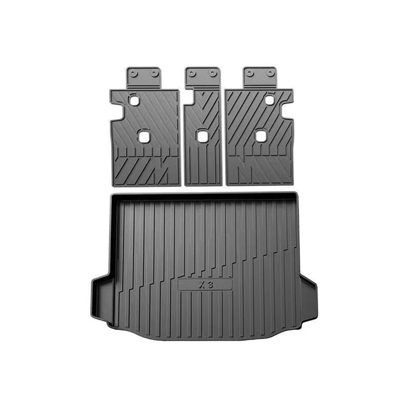 

Коврики для багажника автомобиля BMW X3 iX3 G01 G08 2017-2025 Водонепроницаемые коврики для багажника Подкладки для хранения Подкладка для багажника Аксессуары для салона автомобиля