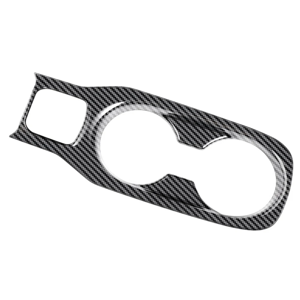 

For Toyota Corolla Cross RHD Drive Car Central Control Water Cup Frame Interior Modification Carbon Fiber