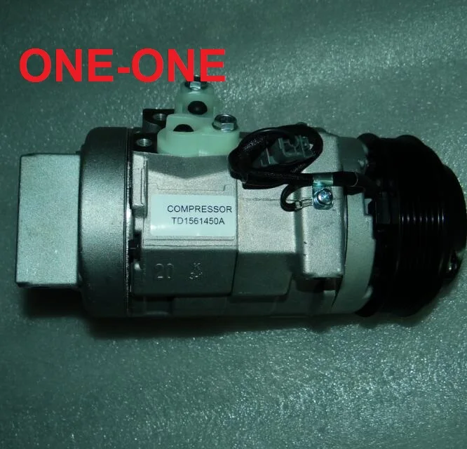 Компрессор переменного тока 12 В-6 в-124 мм TD15-61-450A TD1561450A для MAZDA