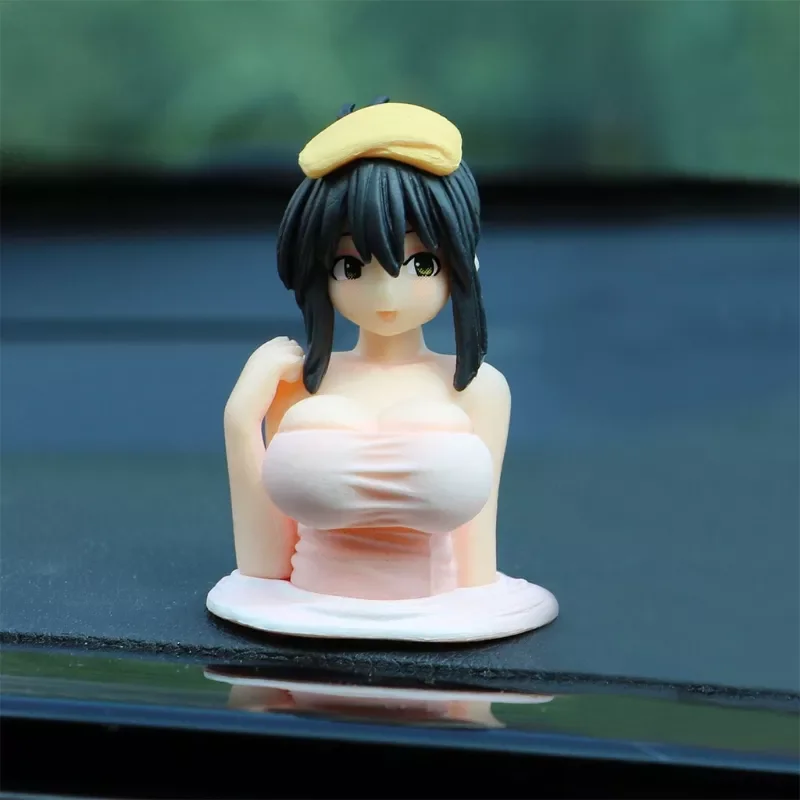 

Car accessories auto partsInterior Car Dashboard Decorations Widget Sexy Anime Chest Shaking Ornament for Girls Boys Home Decor