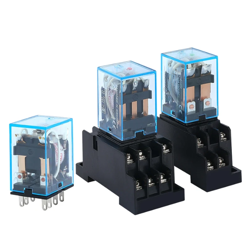 С основанием MY2NJ Маленькое промежуточное реле 220 В переменного тока 24 12