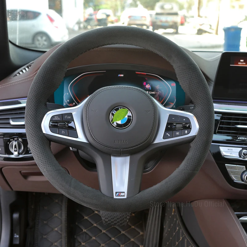 

Черная замша ручной работы DIY для BMW 1 3-7 серии 630LI GT X3 X4 X5 M2 M3 M4 M8 X3M X4M X5M iX3 Tourer
