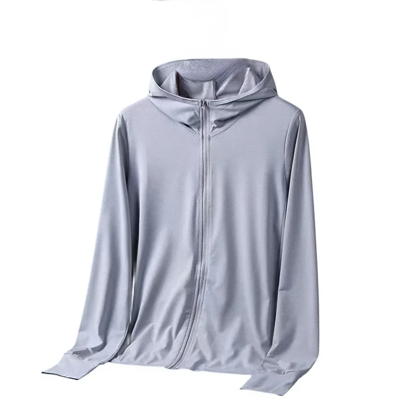 Мужская Летняя тонкая одежда для защиты от солнца Повседневная Свободная