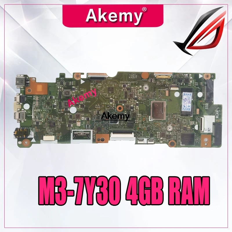 

Laptop Motherboard For Asus TP401CA TP401C TP401CA7Y30 Mainboard 64GB SSD M3-7Y30 4GB RAM