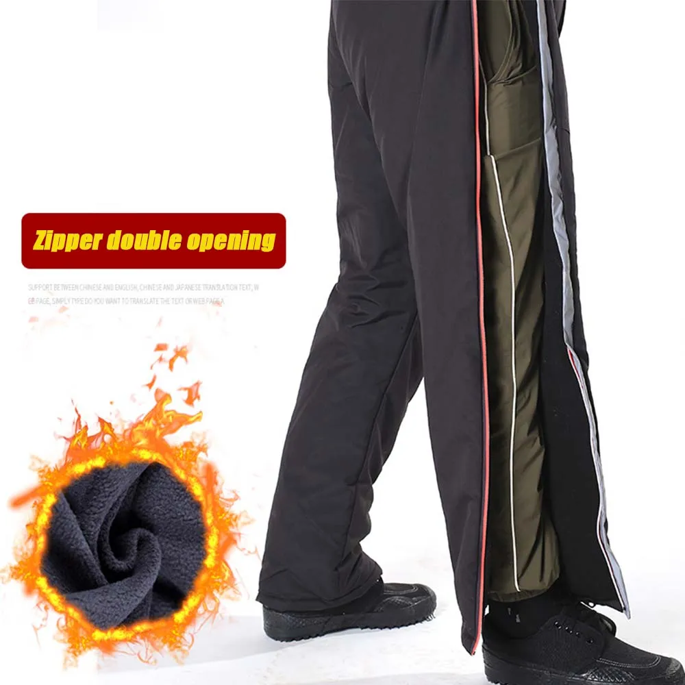 

Winter Motorcycle Pants Windproof Warm Leg Cover Outdoor Cycling Knee Pad Fall-Proof Guard External Wear-type Detachable Knee