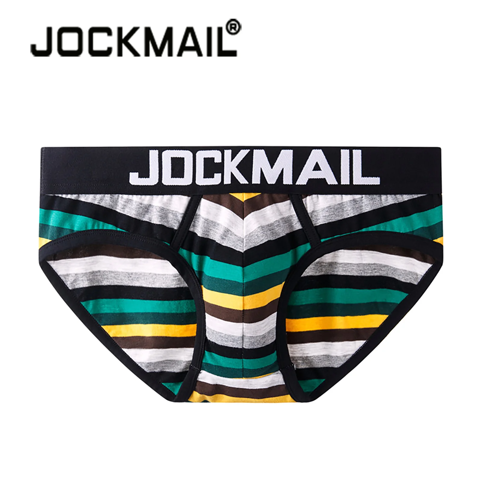 

JOCKMAIL Men's Underwear New Fashion Letter Print Boxershorts Breathable Cotton 3D Pouch Shorts Underpants Seamless Male Boxer