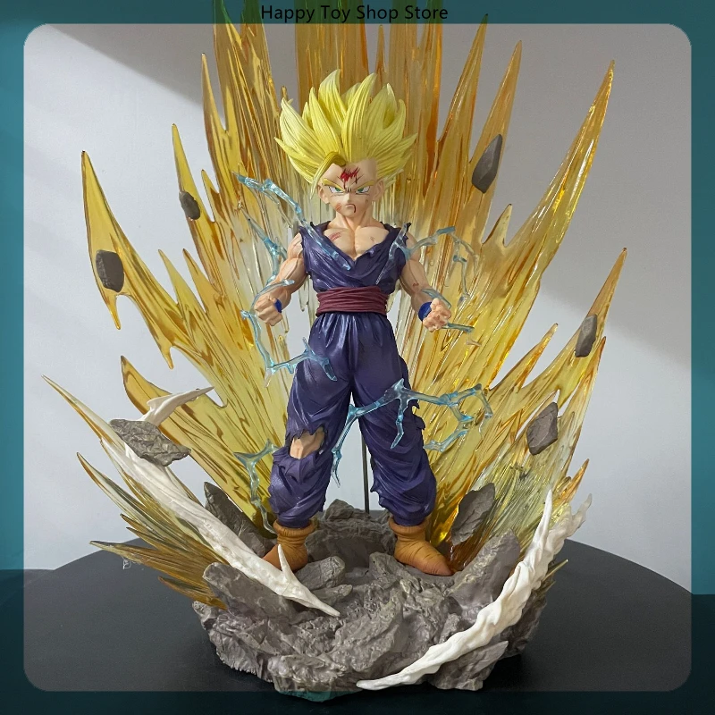 38 см Dragon Ball Son Gofan Blast Wave Scene Аниме Фигурка Модель Gk Статуя Мальчики Коллекция