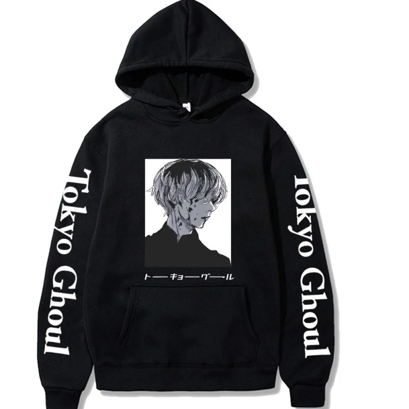 

Cosplay Tokyo Ghoul Ken Kaneki Japanese Anime Hoodie Men's Women's Creative Fashion Casual Pullover Sweatshirts Boy's