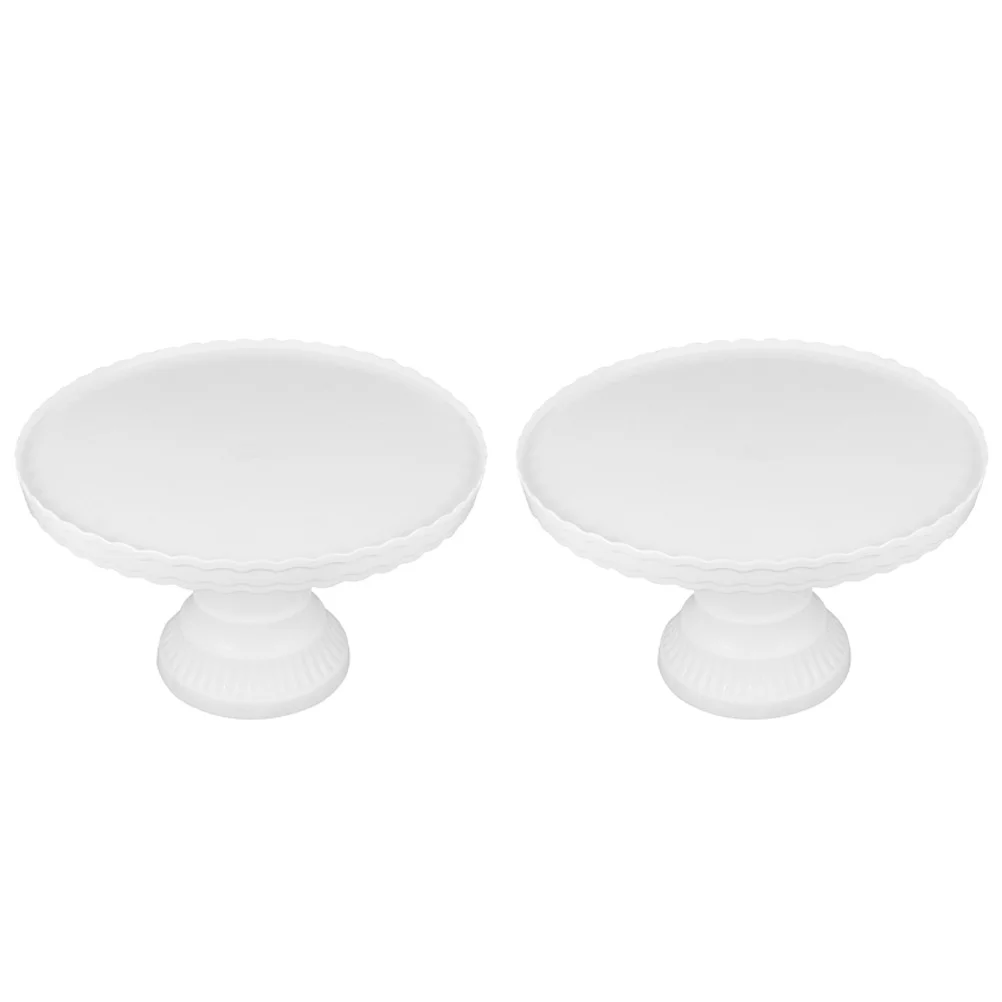 

Cake Stand Dessert Display Wedding Cupcake Holder Round Tray Stands Party Platter Plate White Serving Table Footed Fruit