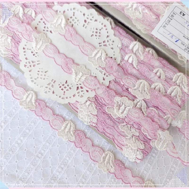 

30 ярдов/партия, флуоресцентная кружевная отделка для нижнего белья, 2 см