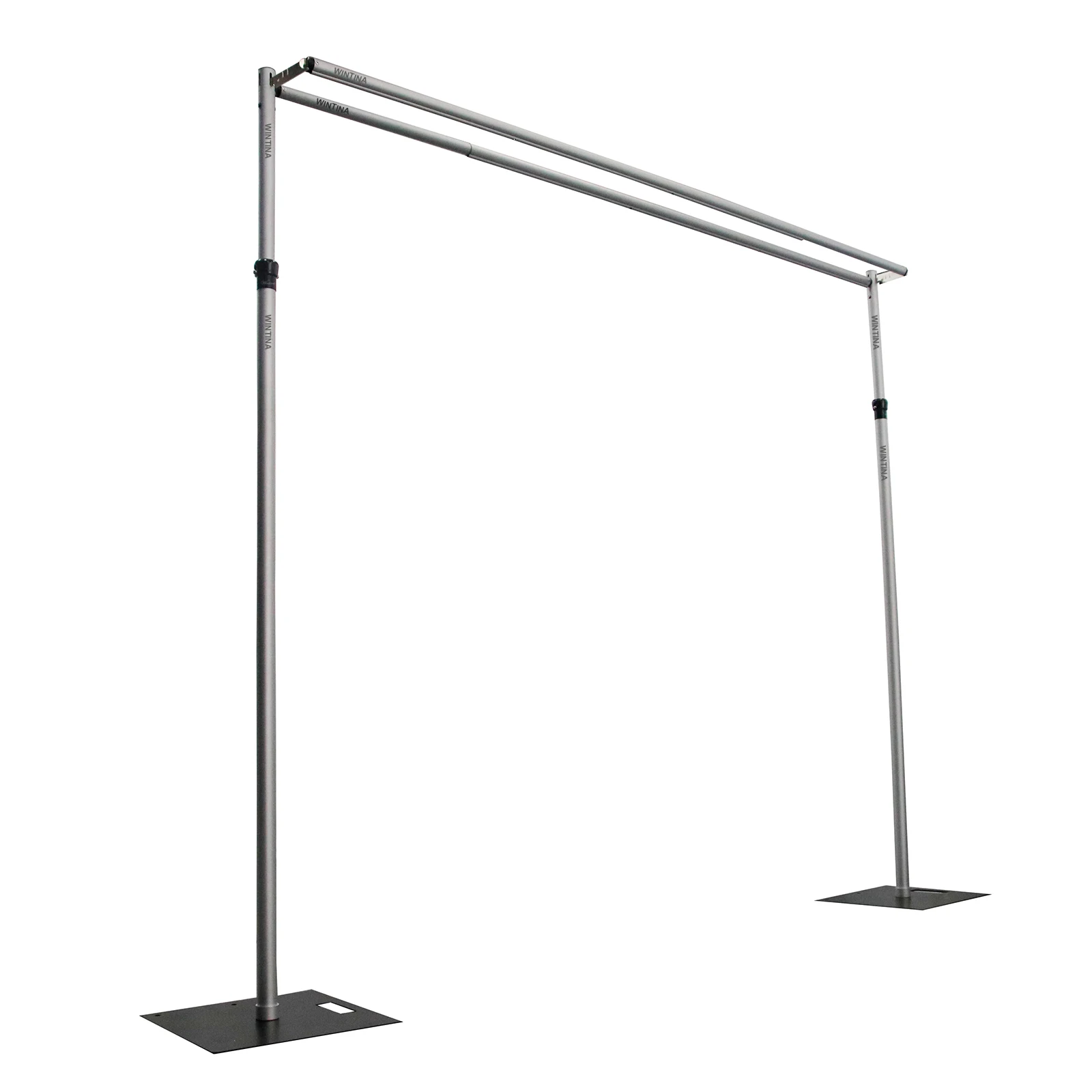 Регулируемая 6-10 футовая двойная перекладина для фоновых структур для декорации свадебной вечеринки и декорации дня рождения.