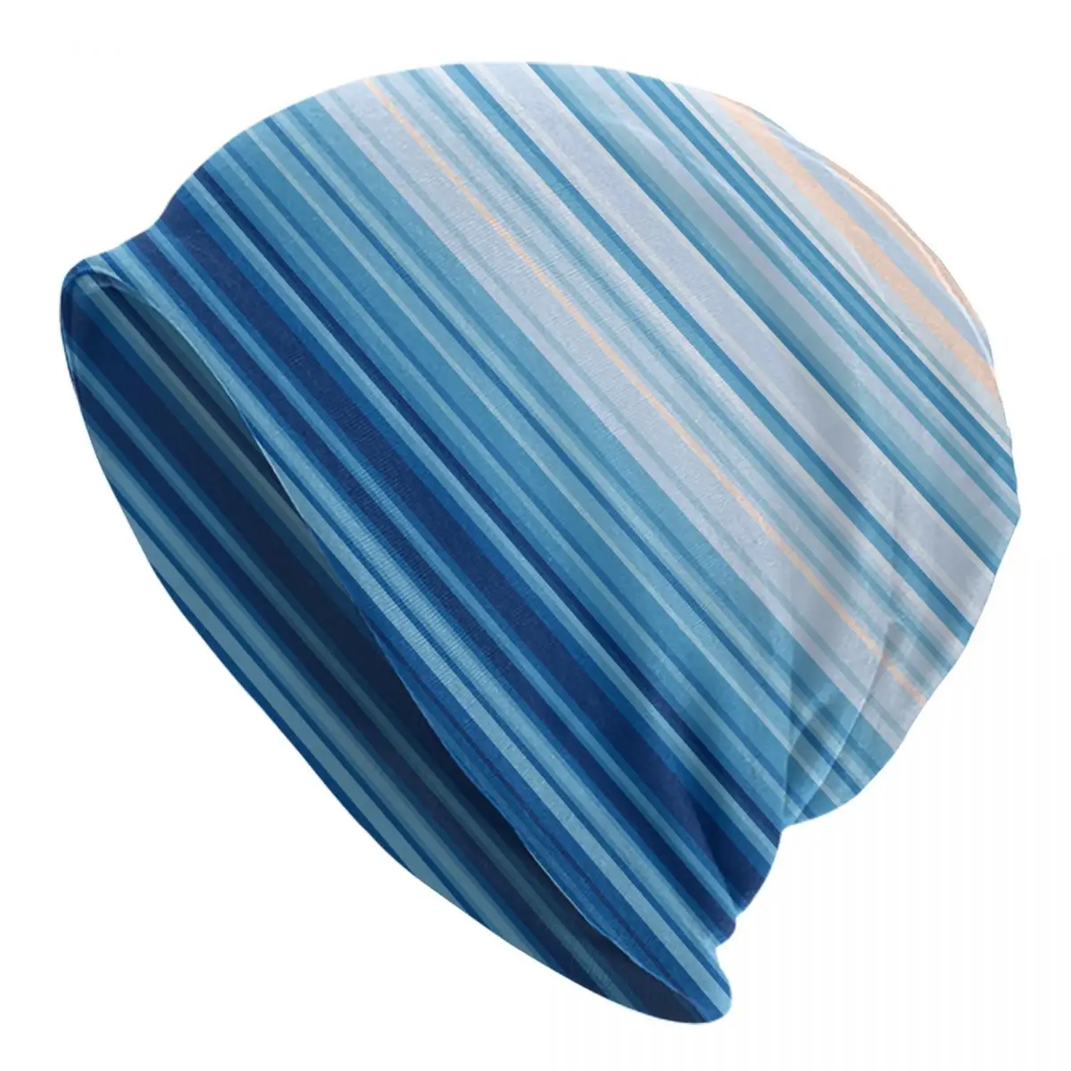 

Винтажная осенне-зимняя вязаная шапка в полоску с изменением климата