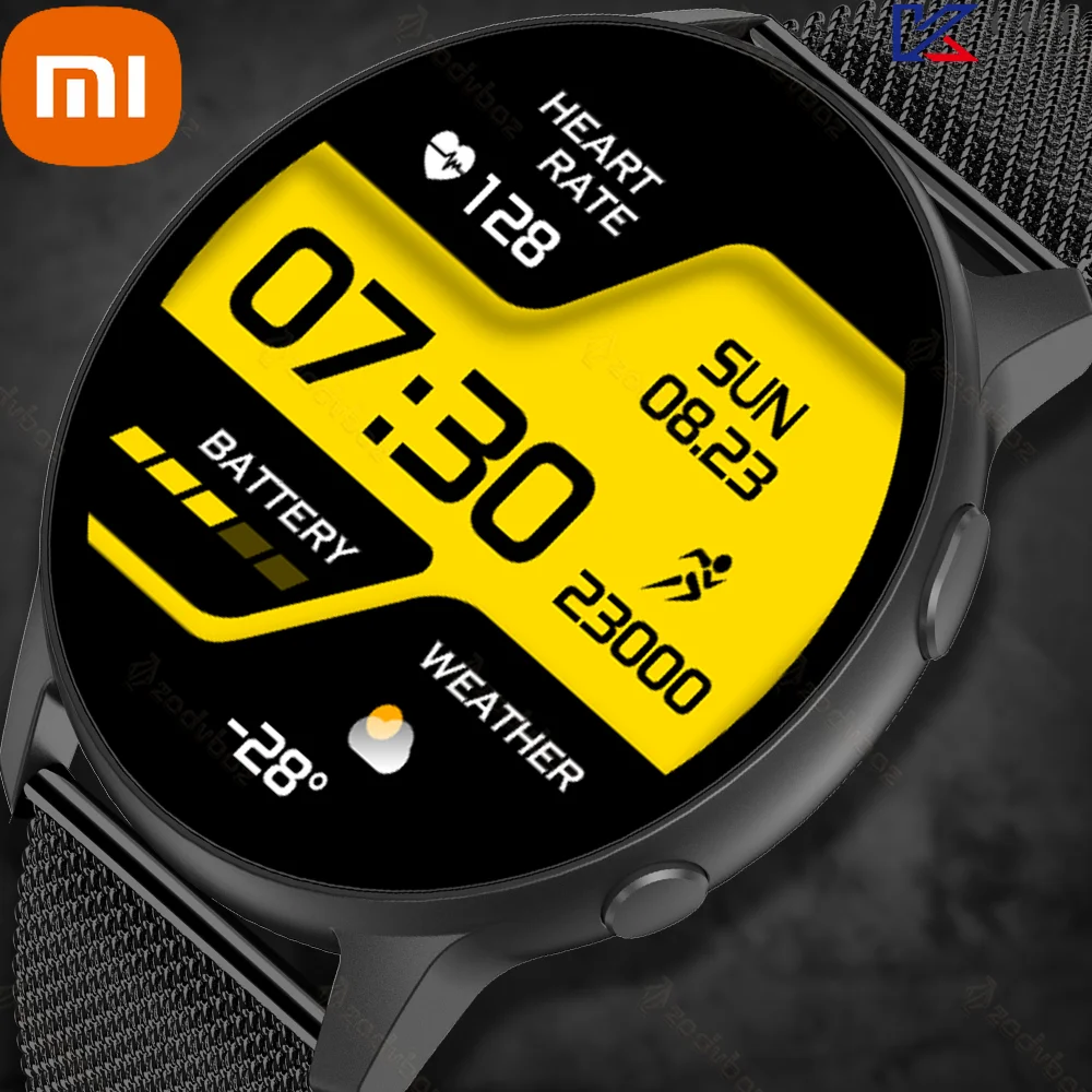 

XIAOMI 2022 Men Smart Watch Realtime Weather Forecast Activity Tracker Heart Rate Monitor Ladies Smart Watch for Android IOS